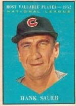 1961 Topps Baseball Cards      481     Hank Sauer MVP